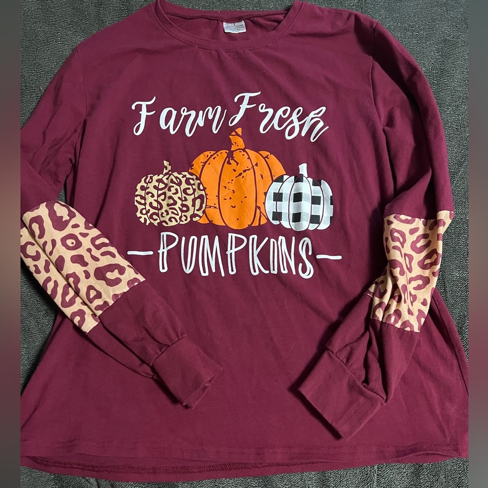 Size large fall shirt